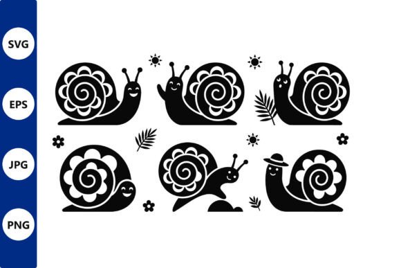 Snail Pattern Vector Art: Graphics for Creative Sellers